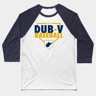 Dub V Baseball (White Background) Baseball T-Shirt